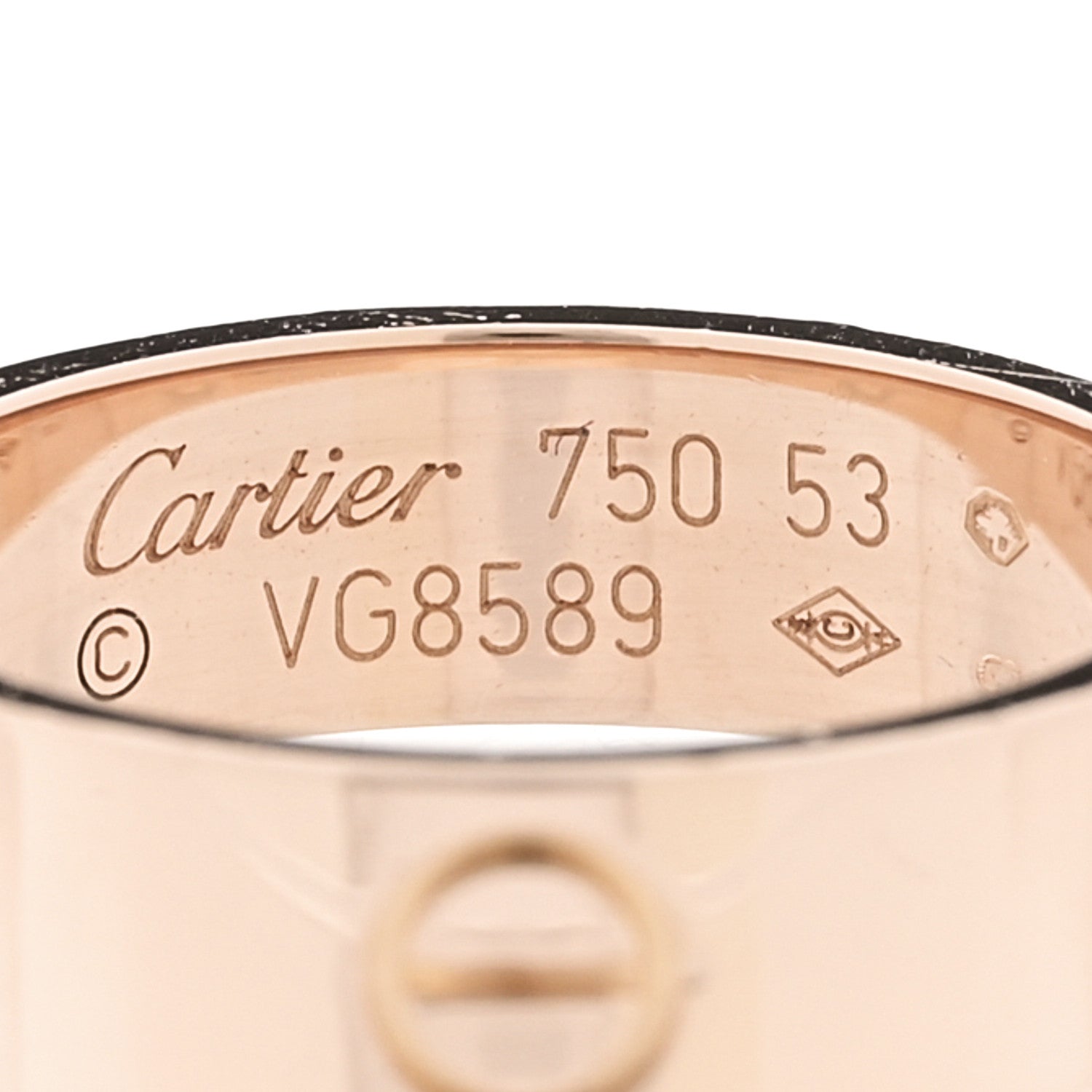 Cartier 18K Pink Gold 5.5mm LOVE Ring 53 6.5 4 of 4