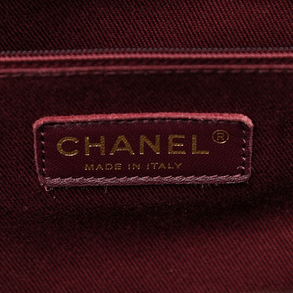 Chanel Glazed Calfskin Castle Rock Bowling Bag Black 6 of 9