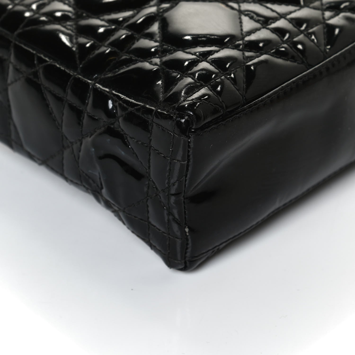 Christian Dior Patent Cannage Mini Lady Dior Black 12 of 17