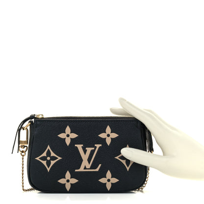 Louis Vuitton Empreinte Monogram Giant Mini Pochette Accessories Black 3 of 9