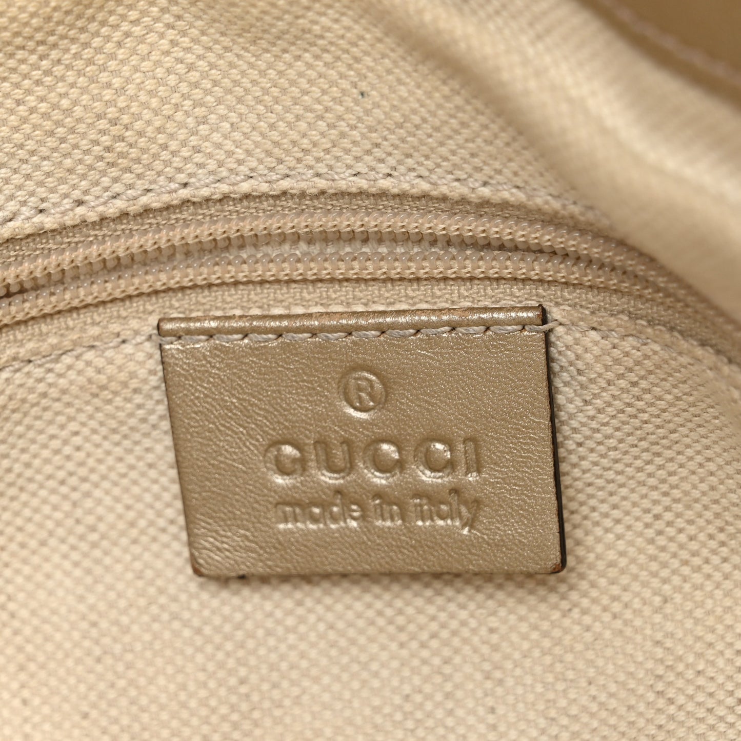 Metallic Monogram Large Sukey Top Handle Bag Beige Gold