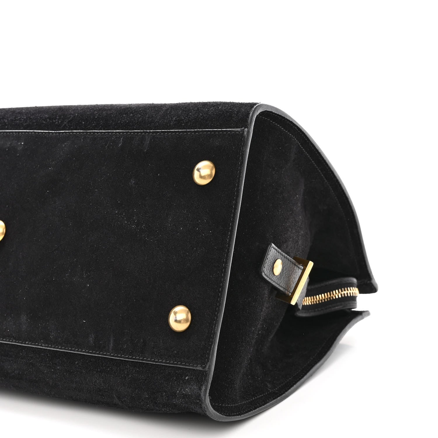 Saint Laurent Suede Medium Classic Y Cabas Black 8 of 12