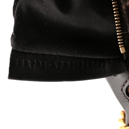 Fendi Shearling FF Midi Chain Baguette Ebano 7 of 11