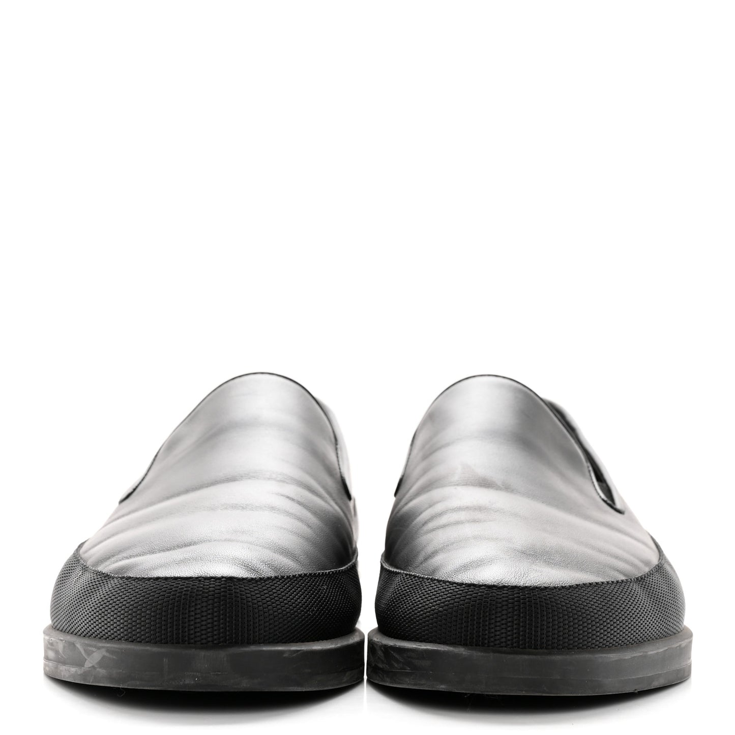 Calfskin Mens Slip On Sneakers 8 Black