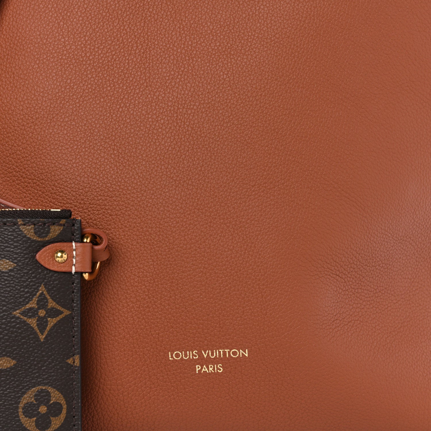 Louis Vuitton Grained Calfskin Low Key Hobo MM Cognac 8 of 11