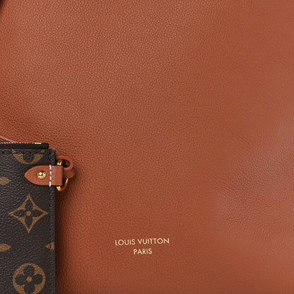 Louis Vuitton Grained Calfskin Low Key Hobo MM Cognac 8 of 11