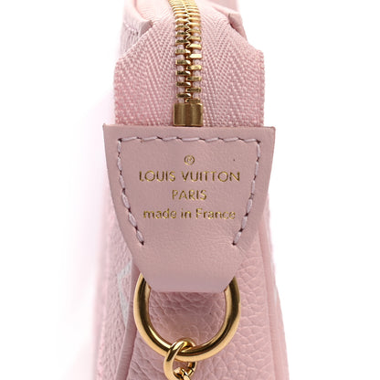 Louis Vuitton Empreinte Monogram Giant Broderies Mini Pochette Accessories Pink Creme 6 of 6