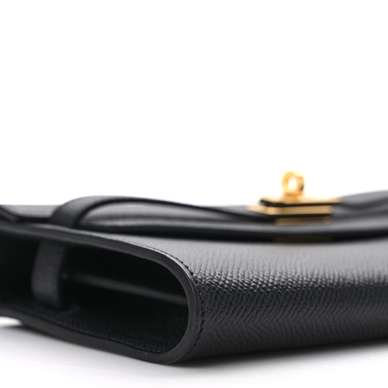 Hermes Epsom Kelly Wallet To Go Black 8 of 11