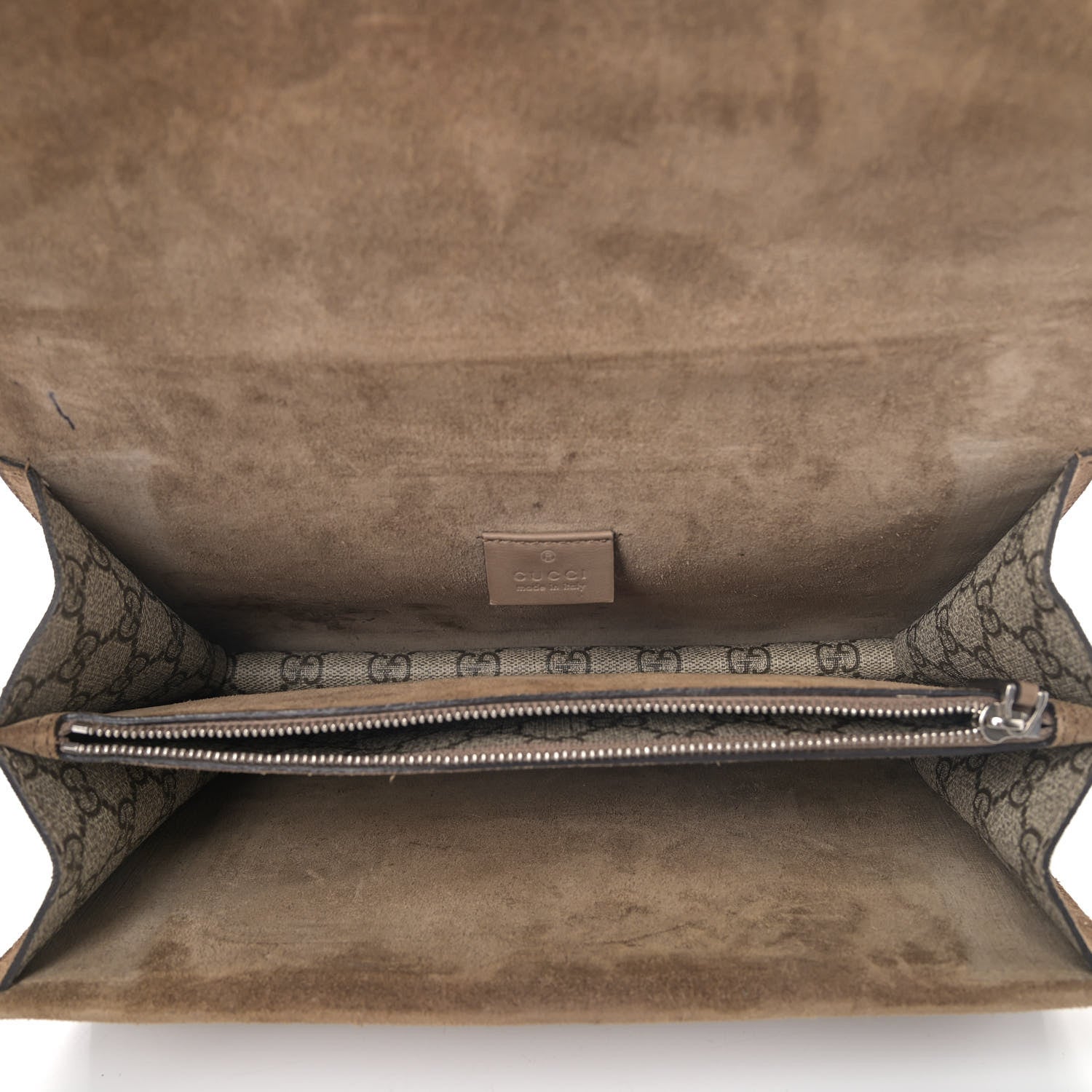 Gucci GG Supreme Monogram Small Dionysus Shoulder Bag Taupe 4 of 10