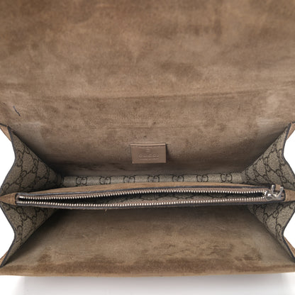 Gucci GG Supreme Monogram Small Dionysus Shoulder Bag Taupe 4 of 10
