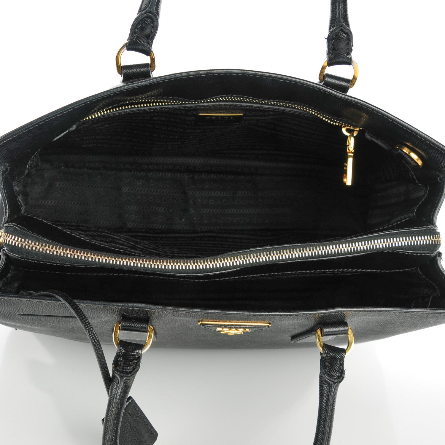 Prada Saffiano Lux Tote Nero Black 5 of 8