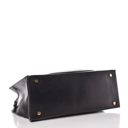 Balenciaga Calfskin Padlock Work S Bag Black 4 of 14