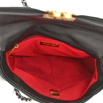Chanel Lambskin Quilted Medium Chanel 19 Flap Black 5 of 11