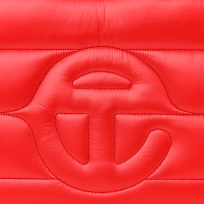 Telfar Nylon Medium Puff Shopping Bag Red 7 of 9