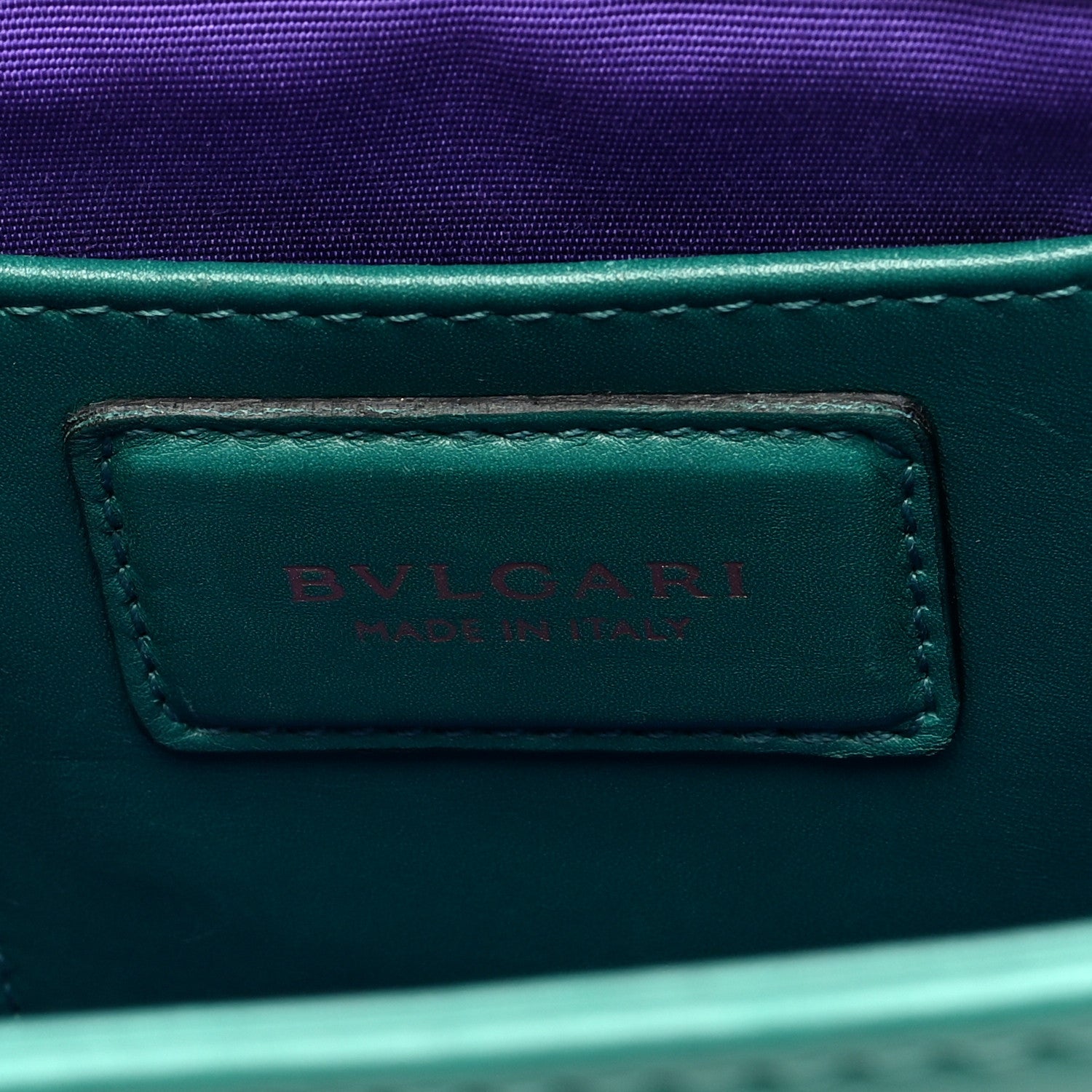Bulgari Calfskin Serpenti Forever Snake Strap Crossbody Bag Emerald Green 6 of 9