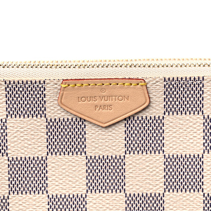 Louis Vuitton Damier Azur Double Zip Pochette 10 of 10