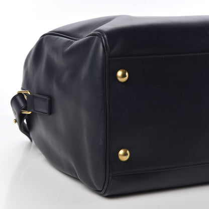 Saint Laurent Calfskin Classic Duffle 6 Navy 5 of 9