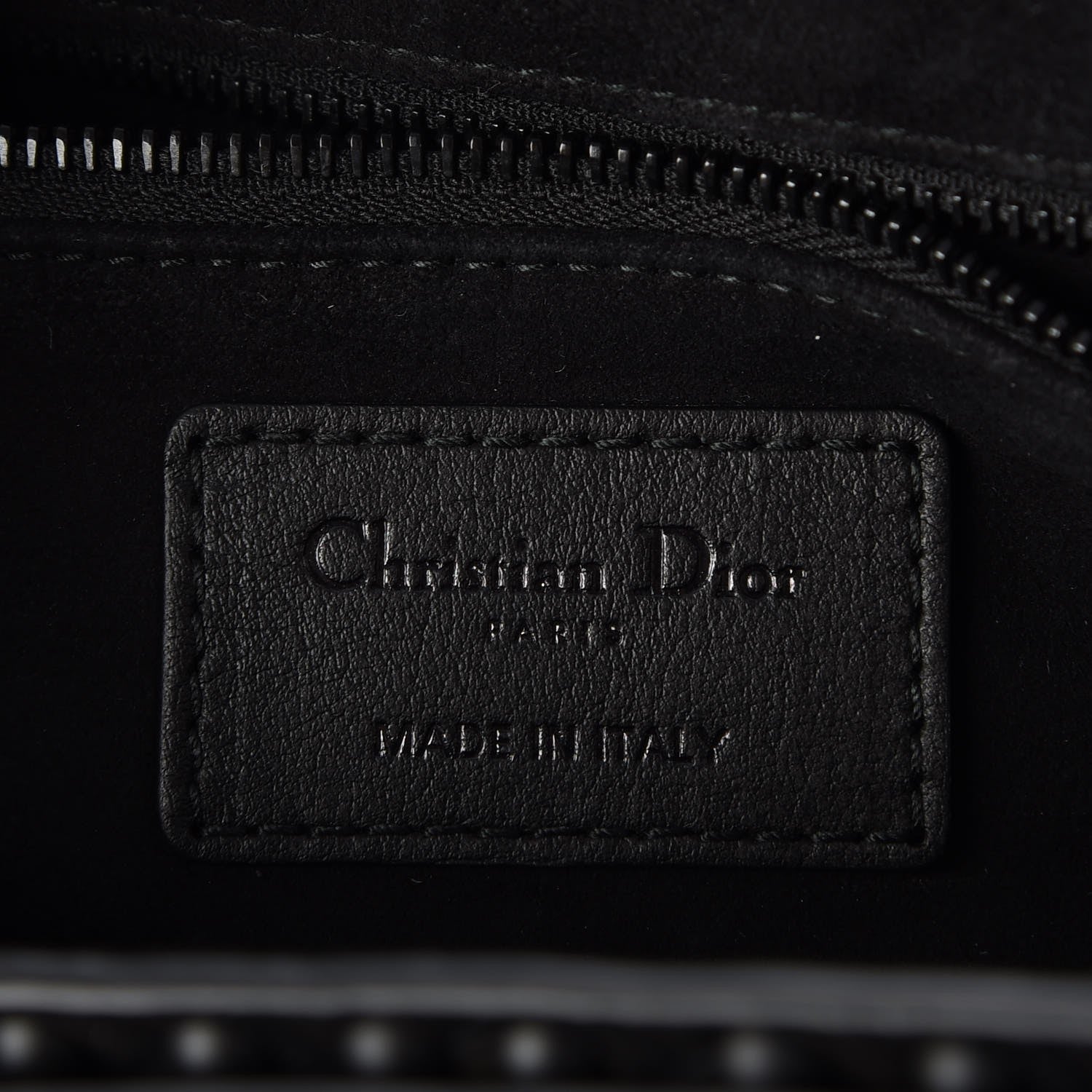 Christian Dior Calfskin Studded Dio(r)evolution Flap Bag Black 9 of 12