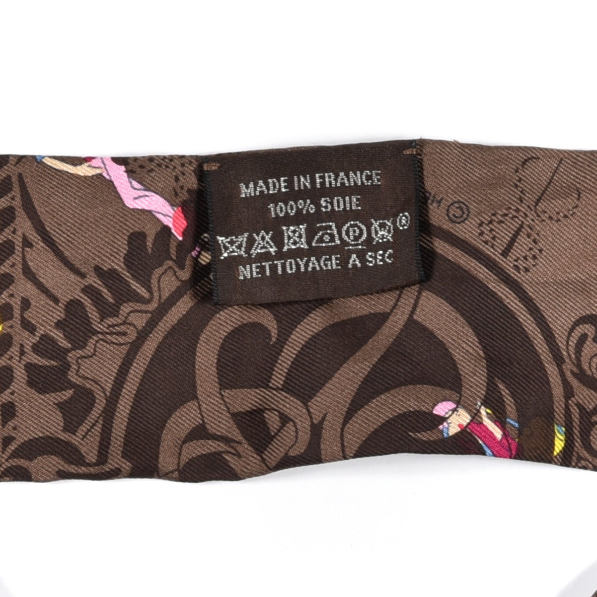 Silk Ex-Libris Les Parisie Twilly Marron Rose Vif Jaune