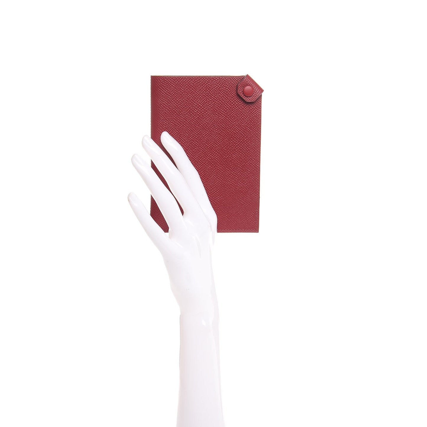 Epsom Tarmac PM Passport Holder Rouge Grenat