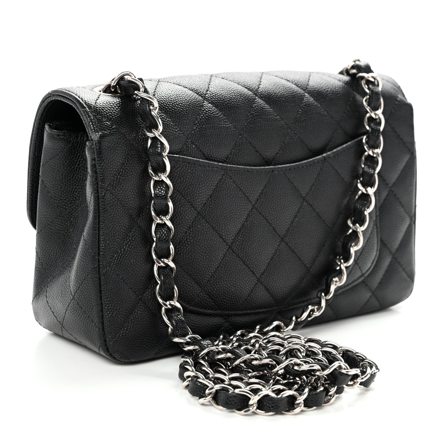 Chanel Caviar Quilted Mini Rectangular Flap Black 3 of 10