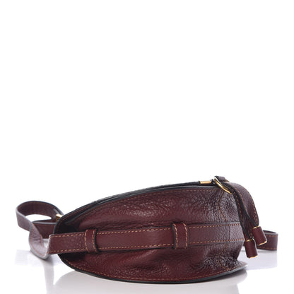 Chloe Calfskin Mini Marcie Round Crossbody Bag Dark Velvet 4 of 9