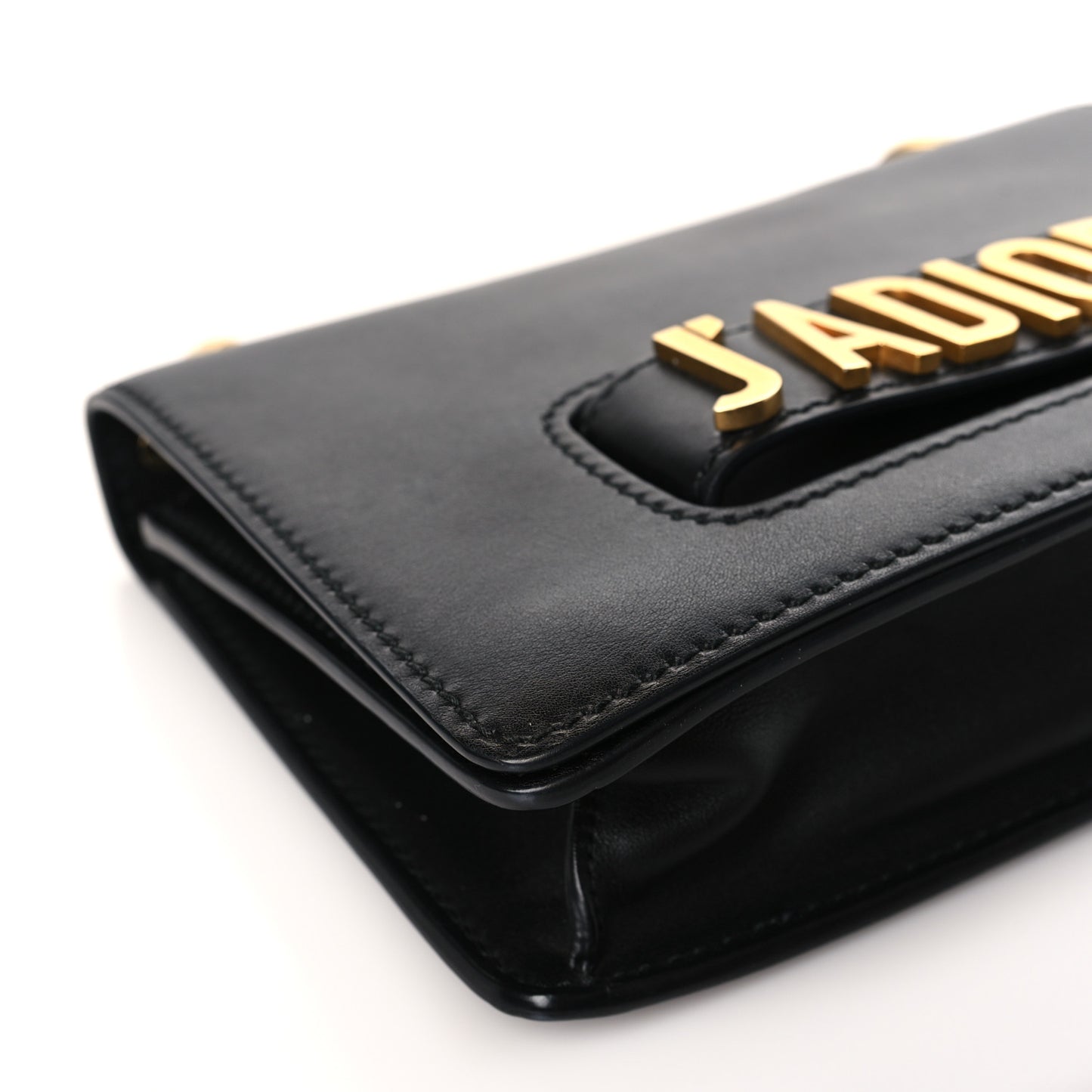 Calfskin J'Adior Chain Flap Bag Black