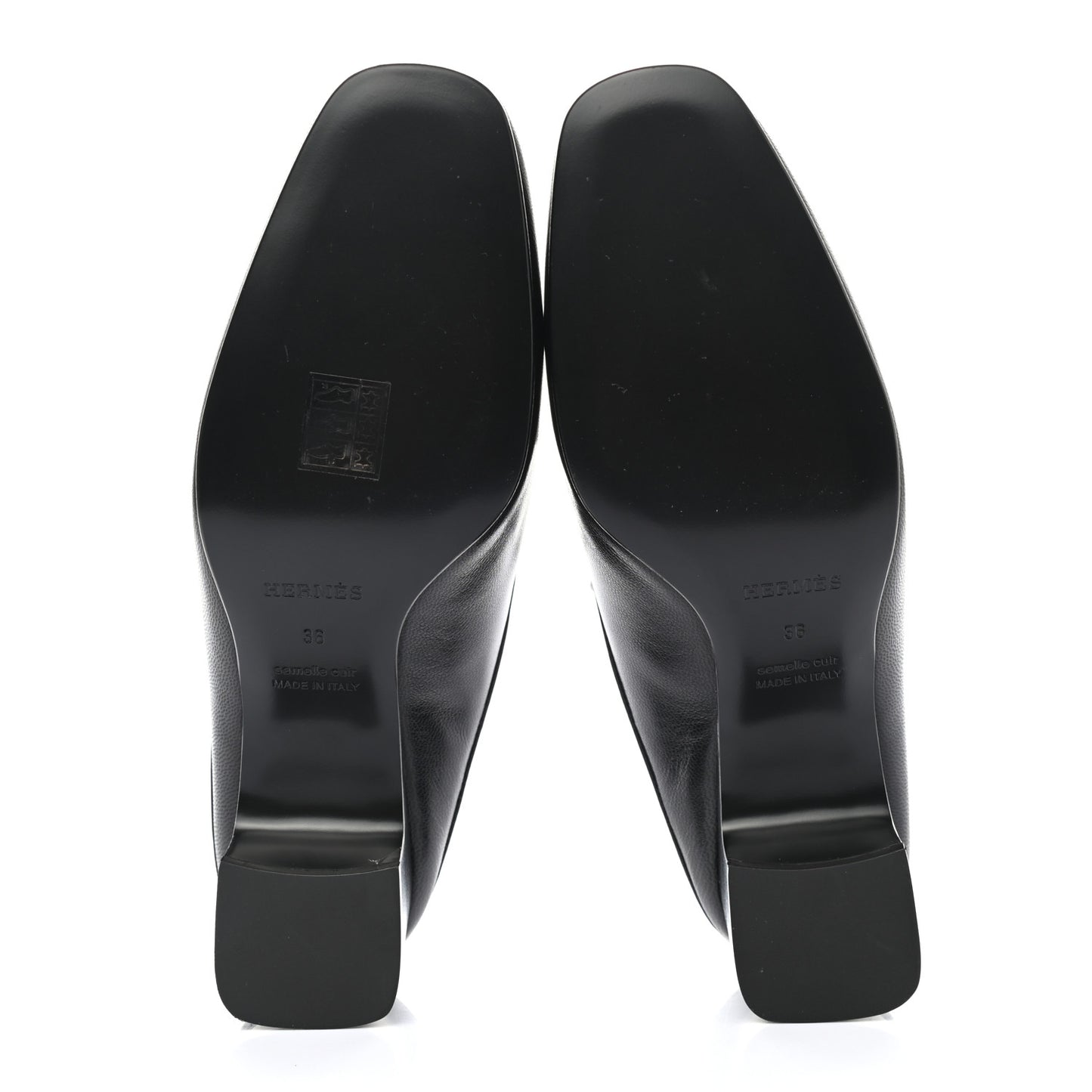 Goatskin Diane Mules 36 Black