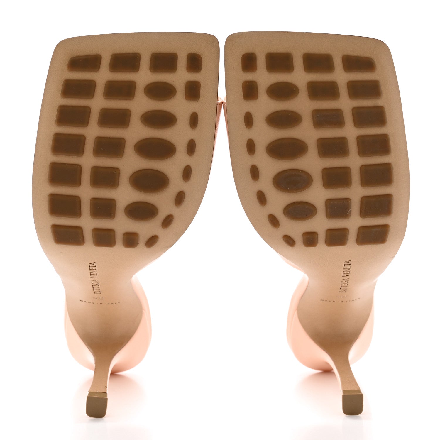 Bottega Veneta Lambskin Stretch Mule Sandals 40 Porridge 5 of 14