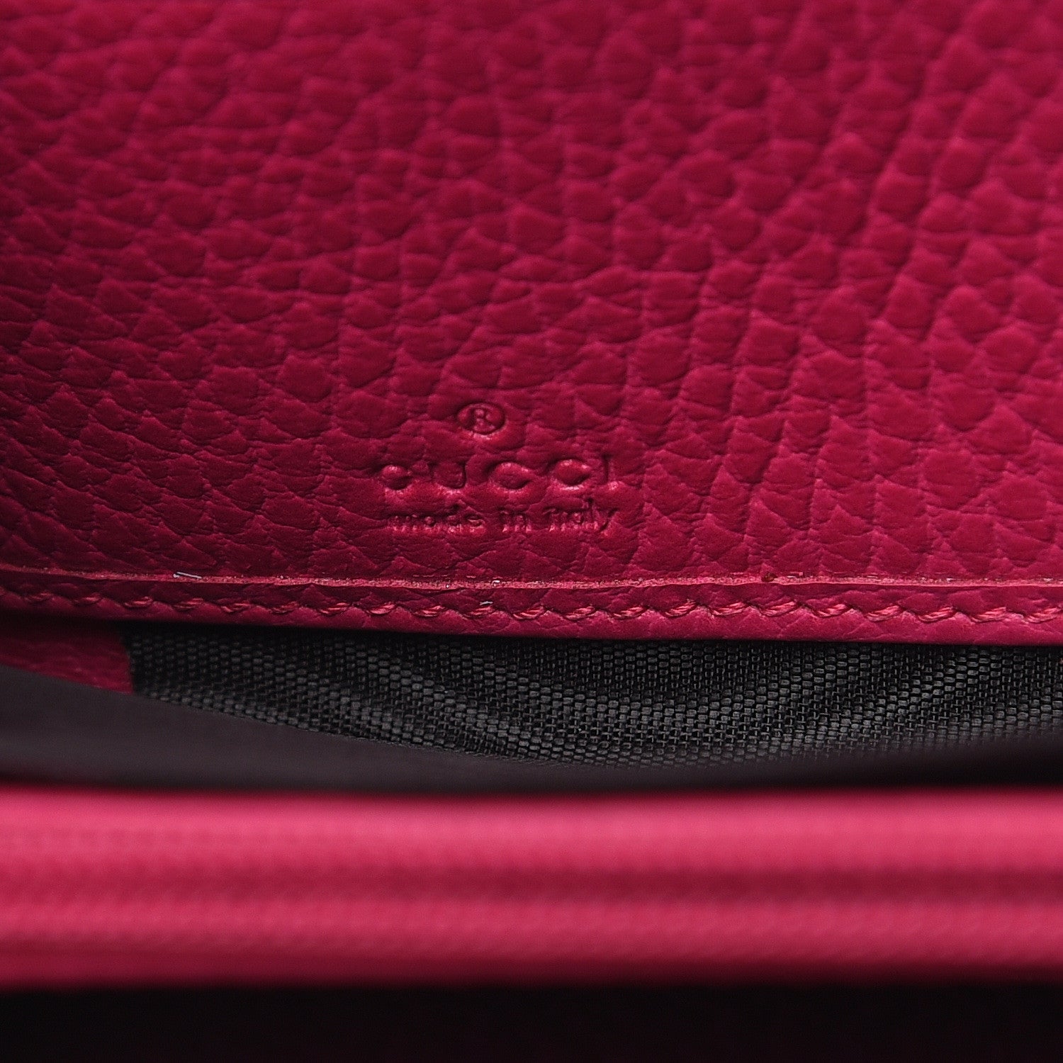 Gucci Dollar Calfskin GG Marmont Zip Around Wallet Box Pink 6 of 11