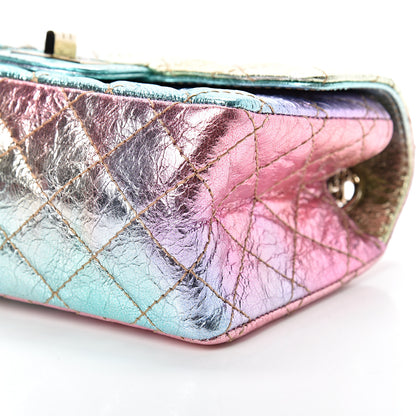 Chanel Metallic Goatskin Quilted Mini 2.55 Reissue Flap Multicolor 9 of 10