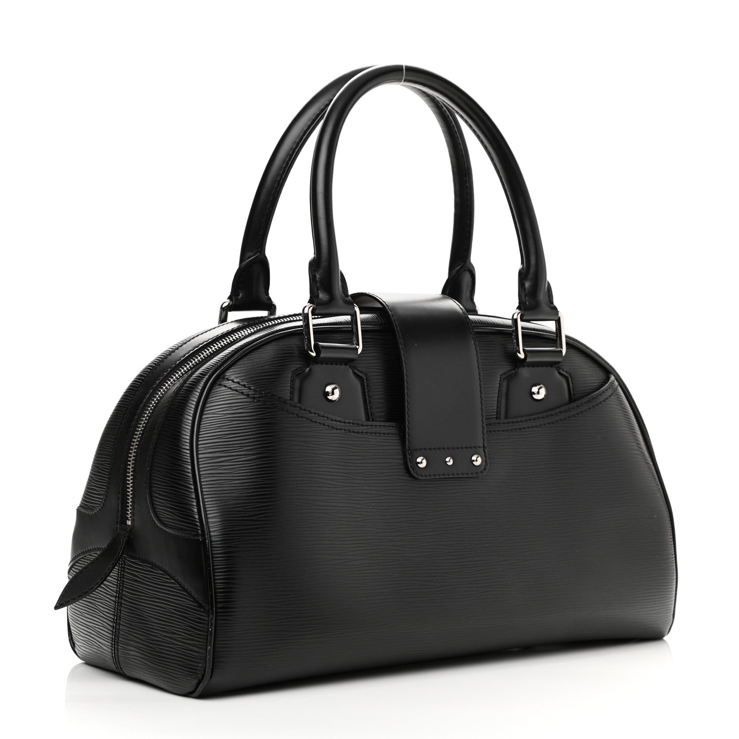 Louis Vuitton Epi Bowling Montaigne GM Black 3 of 9