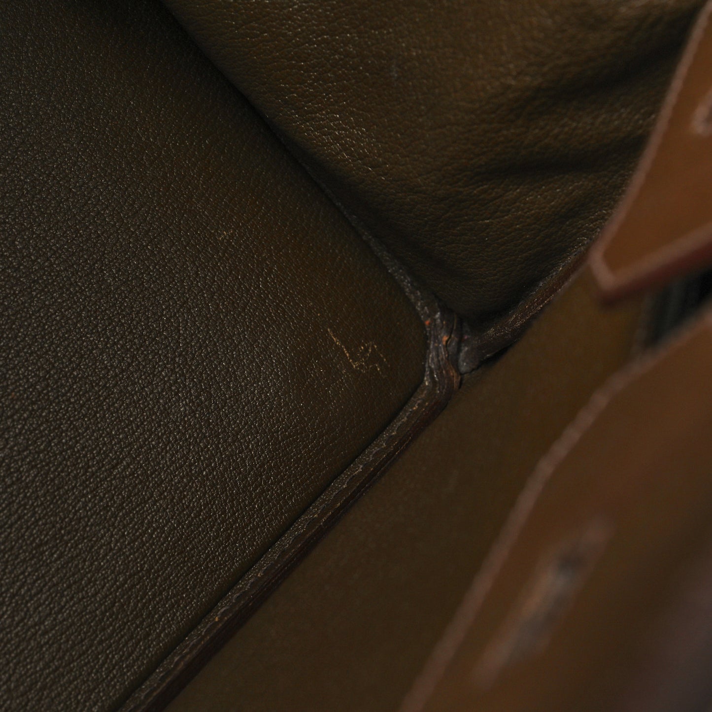 Chevre de Coromandel Birkin 35 Vert Bronze