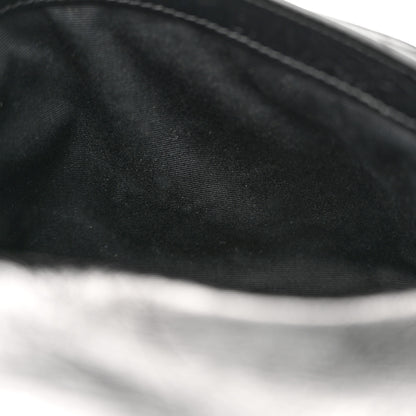 Saint Laurent Crinkled Lambskin Matelasse Monogram Baby Niki Chain Satchel Black 12 of 12