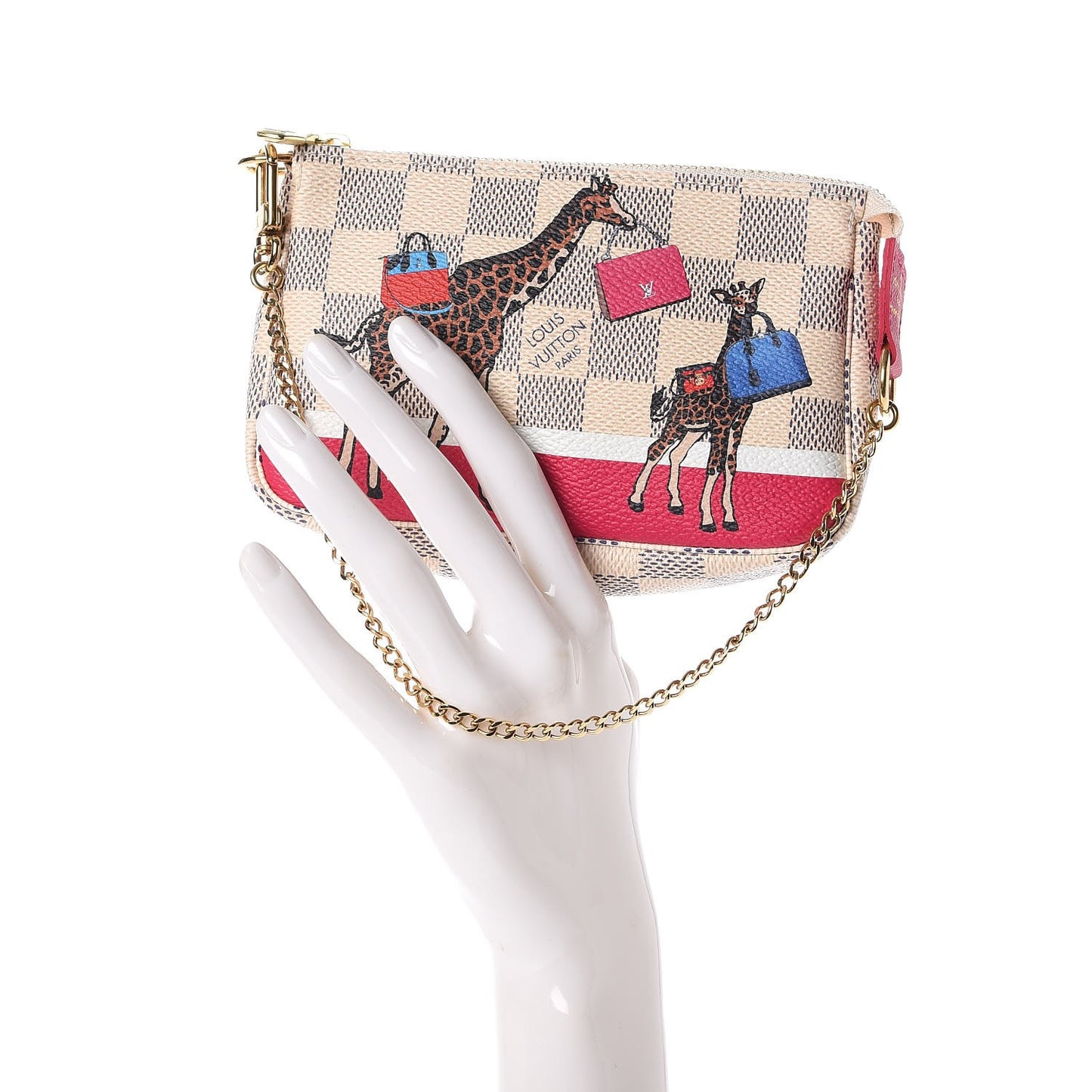 Damier Azur 2017 Christmas Animation Mini Pochette Accessories