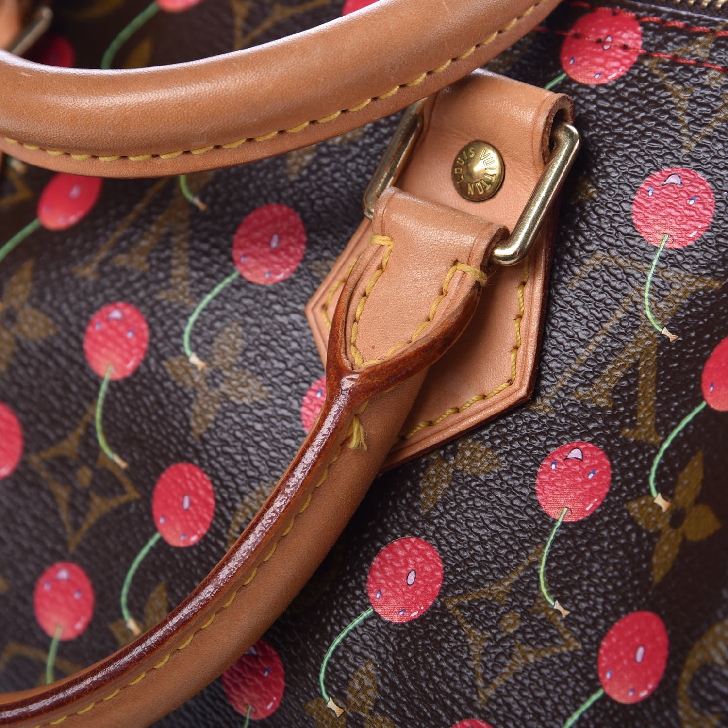 Louis Vuitton Monogram Cerises Speedy 25 9 of 11