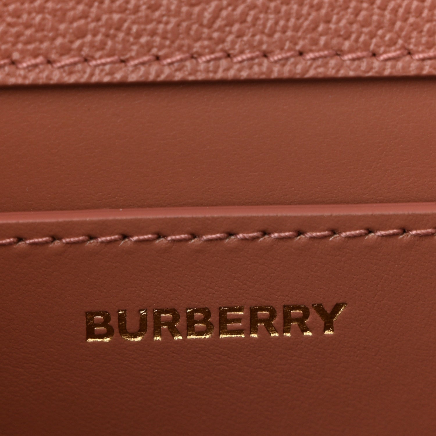 Burberry Grained Calfskin House Check Small Madison Shoulder Bag Dusty Pink 6 of 10