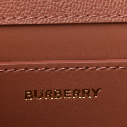 Burberry Grained Calfskin House Check Small Madison Shoulder Bag Dusty Pink 6 of 10