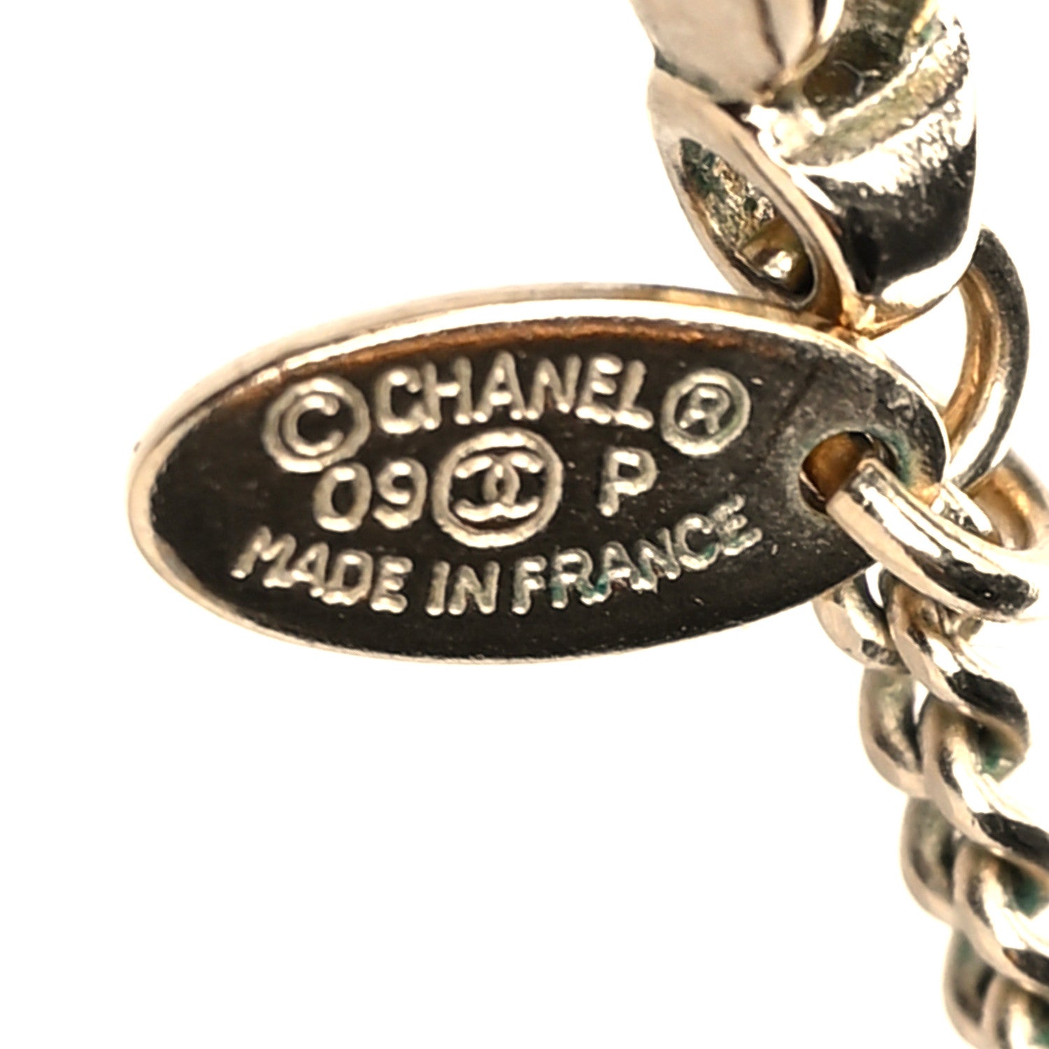 Chanel Enamel CC Camellia Necklace Gold Black 5 of 5