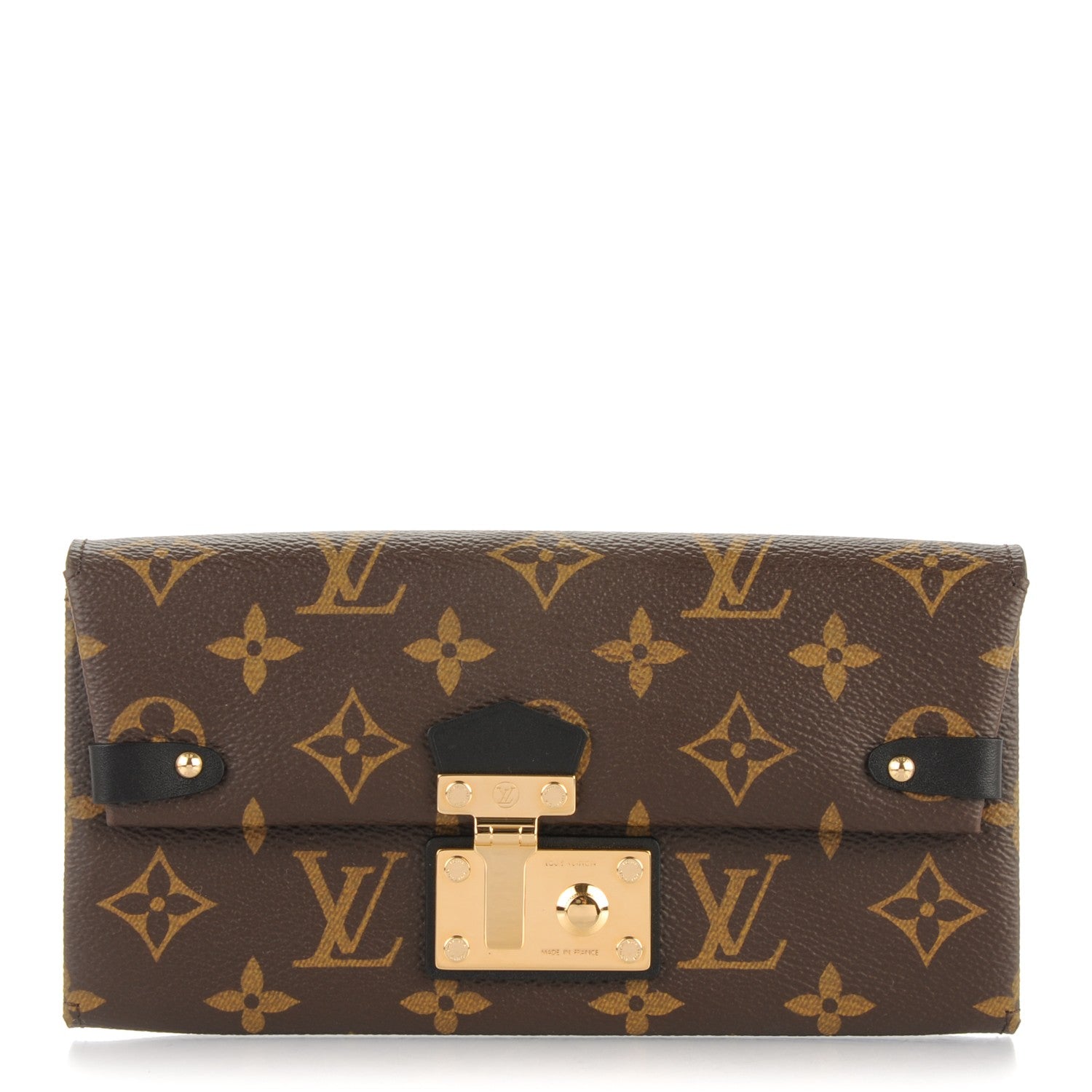 Louis Vuitton Monogram Triangle Wallet Black 1 of 7