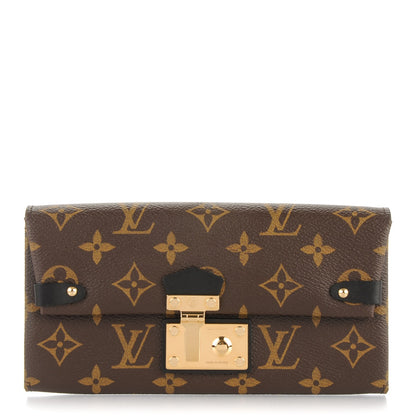 Louis Vuitton Monogram Triangle Wallet Black 1 of 7
