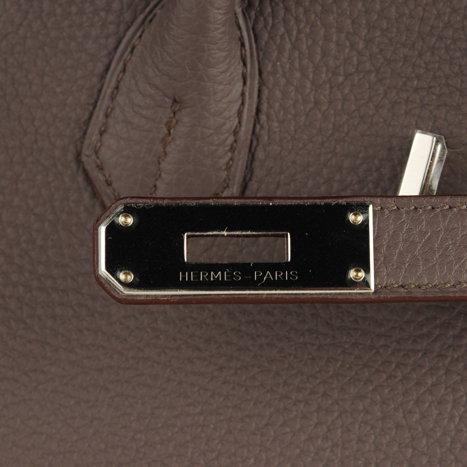 Hermes Togo Birkin 35 Etain 15 of 16