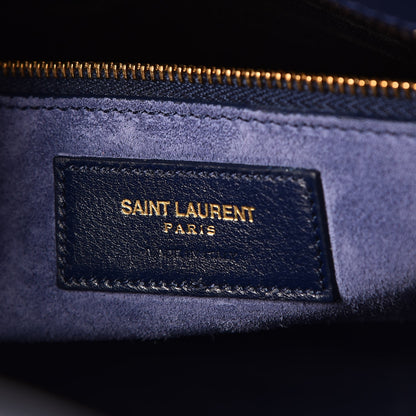 Saint Laurent Calfskin Small Sac De Jour Blue 7 of 8