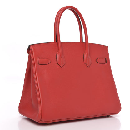 Hermes Epsom Birkin 30 Rouge Tomate 3 of 10