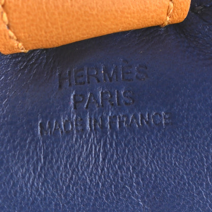 Hermes Milo Lambskin Grigri Rodeo Horse Bag Charm PM Bleu Saphir Rose Pourpre Bouton D'Or 4 of 4