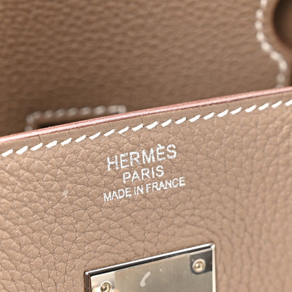 Hermes Togo Birkin 30 Etoupe 6 of 11