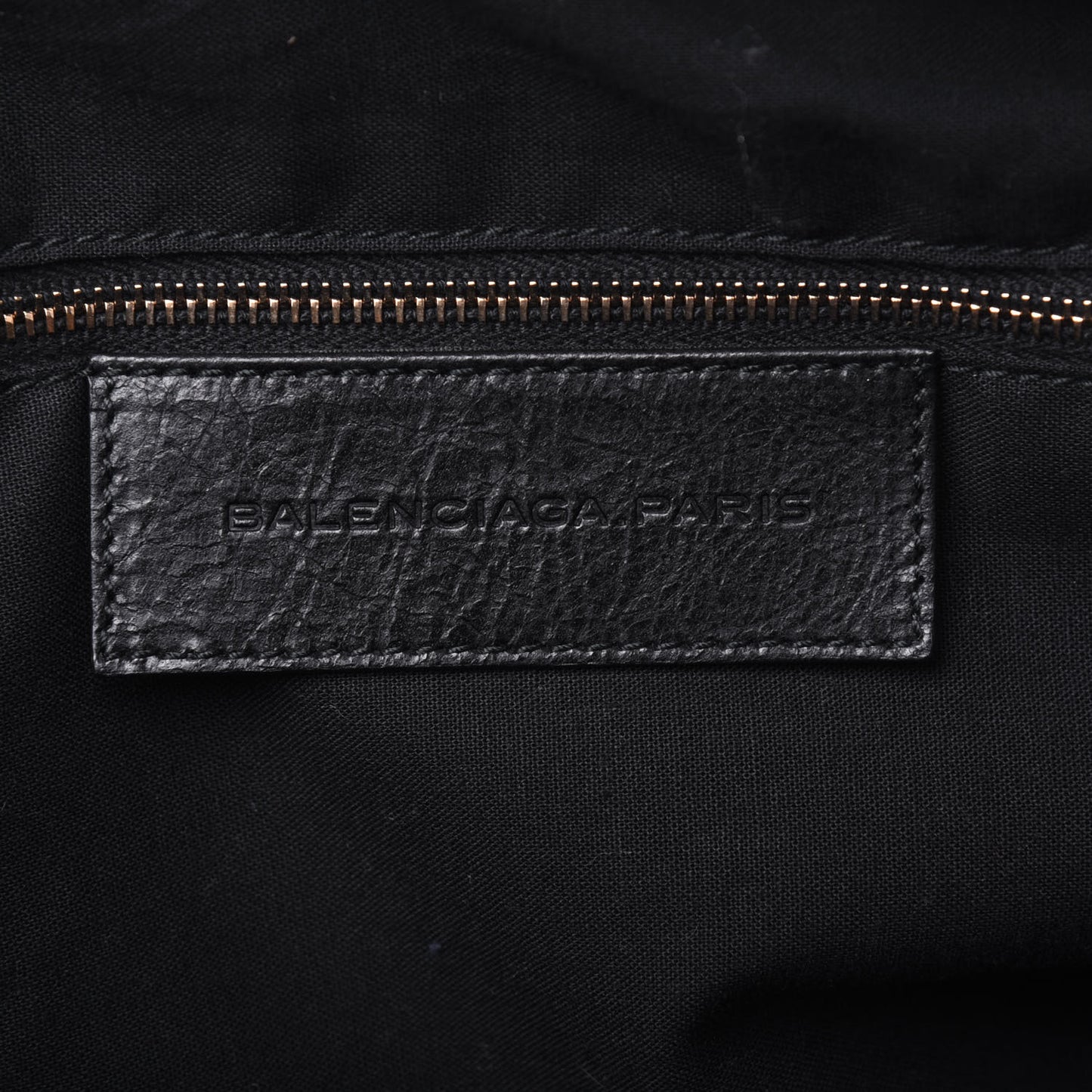 Agneau Giant 12 Rose Gold Hardware Weekender Black