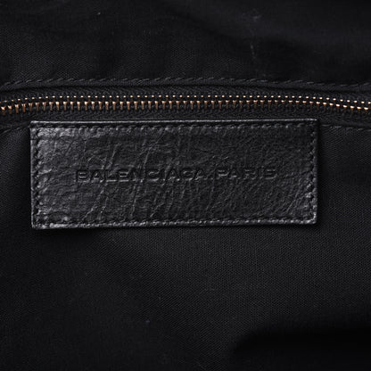 Balenciaga Agneau Giant 12 Rose Gold Hardware Weekender Black 6 of 14