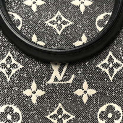 Louis Vuitton Denim Monogram Jacquard Speedy Bandouliere 25 Black 10 of 12