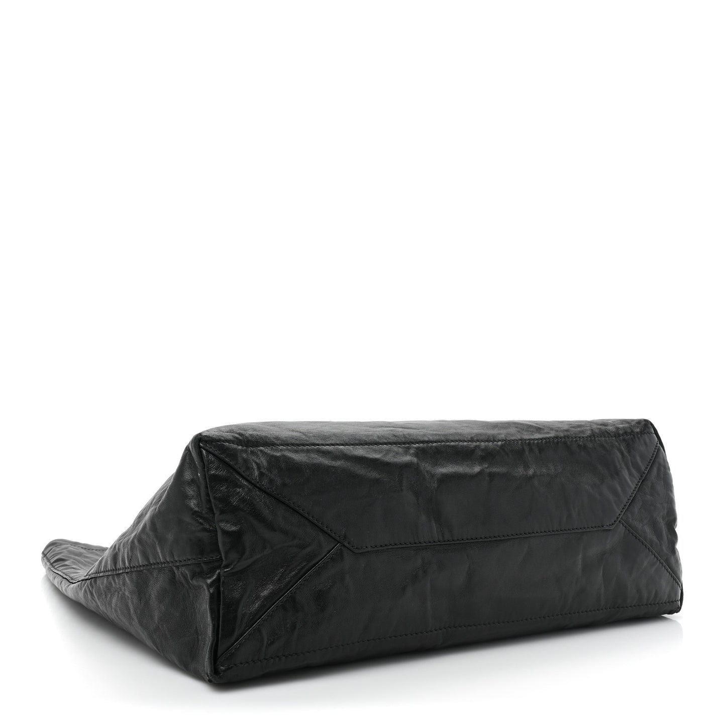 Nappa Antique Reversible Tote Black Pink